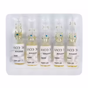 Aloe Extract Liquid Solution For Subcutaneous Injection 1Ml, 10 Ampoules Buy Online 5