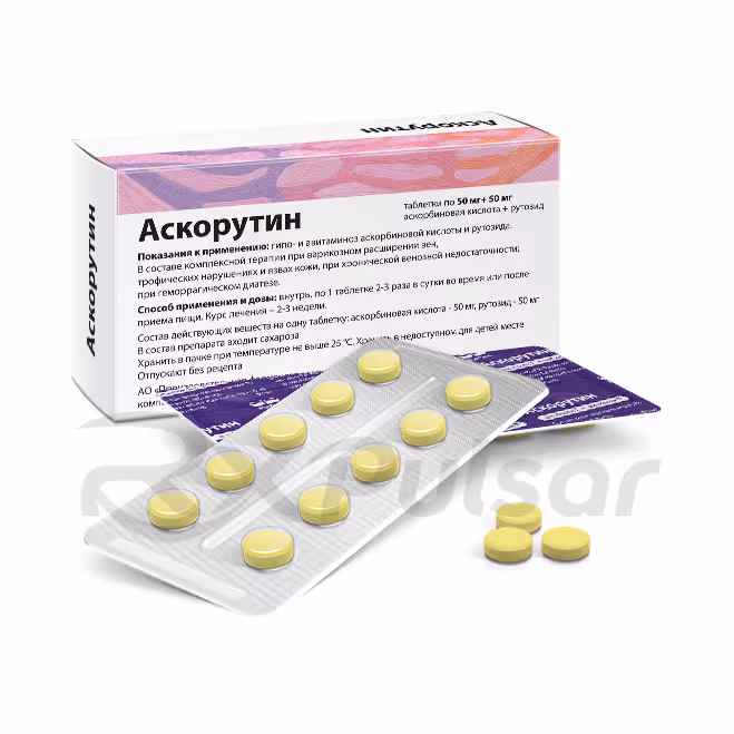 Ascorutin-50Mg50Mg-50-Tablets-Pack_3 Ascorutin™ Tablets 50Mg+50Mg, 50Pcs Buy Online 3
