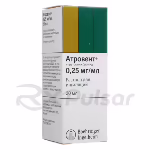 Atrovent™ Inhalation Solution 0.25Mg/Ml (20Ml), 1Pc Buy Online 12