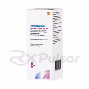 Augmentin™ Powder For Oral Suspension 400Mg+57Mg/5Ml (25.2G), Vial 1Pc Buy Online 5