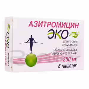 Azithromycin Ecomed™ Tablets 250Mg, 6Pcs Buy Online 8