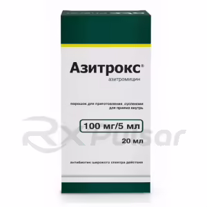 Azitrox™ Powder For Oral Suspension 100Mg/5Ml (20Ml), Vial 1Pc Buy Online 7