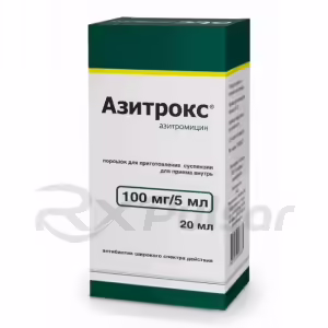 Azitrox™ Powder For Oral Suspension 100Mg/5Ml (20Ml), Vial 1Pc Buy Online 11