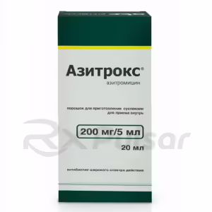 Azitrox™ Powder For Oral Suspension 200Mg/5Ml (20Ml), Vial 1Pc Buy Online 8 Azitrox™ Powder For Oral Suspension 200Mg/5Ml (20Ml), Vial 1Pc Buy Online 7