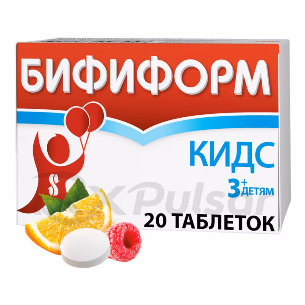 Bifiform-Kids-20-Tablets_1 Bifiform™ Kids Orange-Raspberry Flavored Chewable Tablets (3+ Years), 20Pcs Buy Online 1