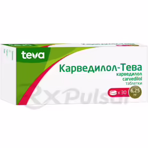 Carvedilol-Teva™ Tablets 6.25Mg, 30Pcs Buy Online 6