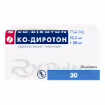CO-DIROTON™ tablets 12.5mg+20mg, 30pcs