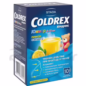Coldrex™ Junior Hot Drink Powder For Oral Solution, Sachet 10Pcs Buy Online 12