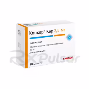 Concor™ Cor Tablets 2.5Mg, 90Pcs Buy Online 6