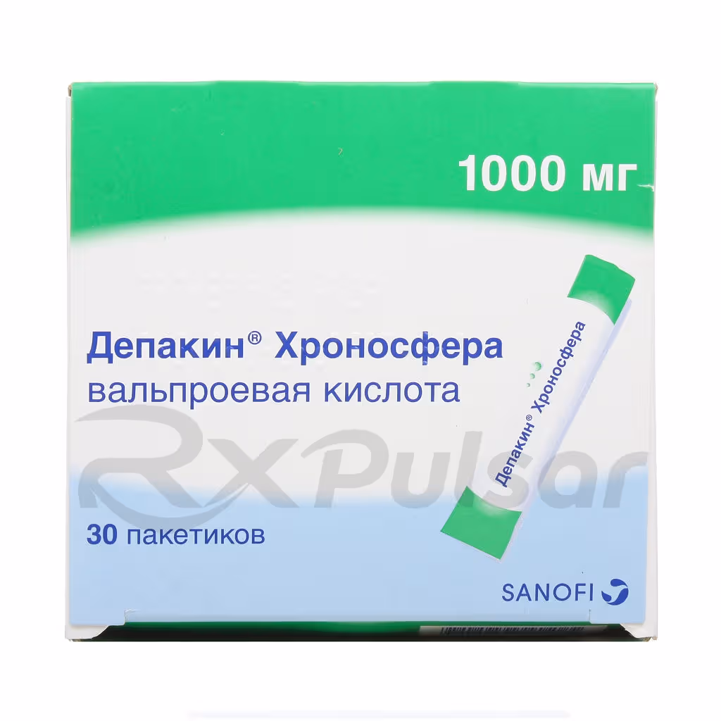 Depakine-Chronosphere-1000Mg-Granules_1 Depakine™ Chronosphere Prolonged-Release Granules 1000Mg, 30 Sachets Buy Online 1