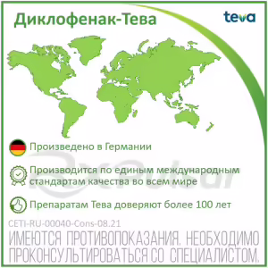 Diclofenac-Teva™ Topical Gel 1% (100G), 1Pc Buy Online 6
