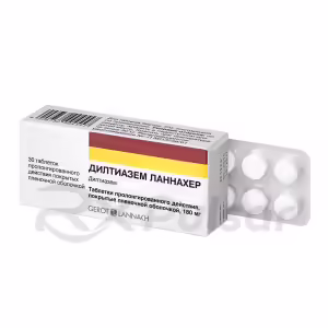 Diltiazem Lannacher™ Prolonged-Release Tablets 180Mg, 30Pcs Buy Online 6