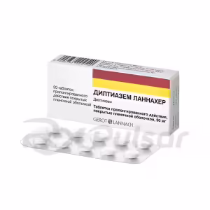 Diltiazem Lannacher™ Prolonged-Release Tablets 90Mg, 20Pcs Buy Online 8