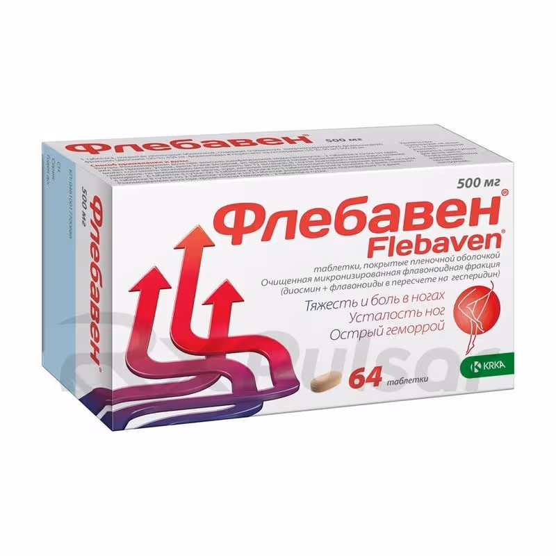 Flebaven-500Mg-64-Tablets_2 Flebaven™ Tablets 500Mg, 64Pcs Buy Online 2
