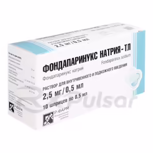 Fondaparinux Sodium-Tl™ Solution 2.5Mg/0.5Ml, Syringes 10Pcs Buy Online 9