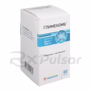 Glimecomb™ Tablets 40Mg+500Mg, 60Pcs Buy Online 12
