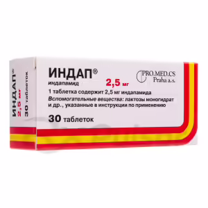 Indap™ Tablets 2.5Mg, 30Pcs Buy Online 8