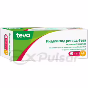 Indapamide Retard™-Teva™ Prolonged-Release Tablets 1.5Mg, 30Pcs Buy Online 6