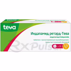 Indapamide Retard™-Teva™ Prolonged-Release Tablets 1.5Mg, 30Pcs Buy Online 8