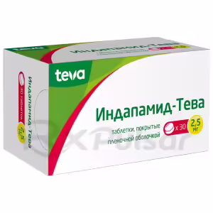 Indapamide-Teva™ Tablets 2.5Mg, 30Pcs Buy Online 6