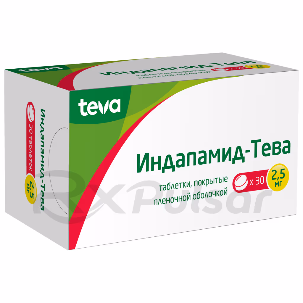Indapamide-Teva-2_5Mg-Tablets_2 Indapamide-Teva™ Tablets 2.5Mg, 30Pcs Buy Online 2