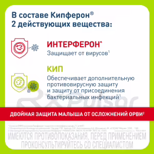 Kipferon™ Vaginal And Rectal Suppositories 200Mg+500000Iu, 10Pcs Buy Online 7