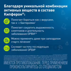 Kipferon™ Vaginal And Rectal Suppositories 200Mg+500000Iu, 10Pcs Buy Online 9