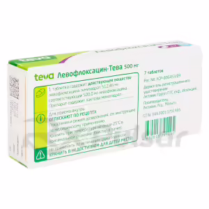 Levofloxacin-Teva™ Tablets 500Mg, 7Pcs Buy Online 5