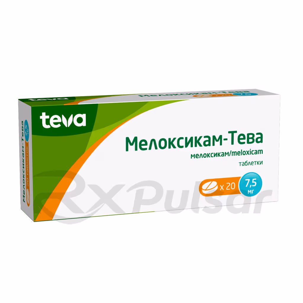 Meloxicam-Teva-7_5Mg-Tablets_3 Meloxicam-Teva™ Tablets 7.5Mg, 20Pcs Buy Online 3