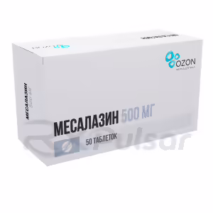 Mesalazine Enteric-Coated Tablets 500Mg, 50Pcs Buy Online 6