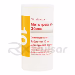 Methotrexate-Ebewe™ Tablets 10Mg, 50Pcs Buy Online 8