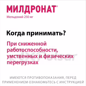 Mildronate™ Capsules 250Mg, 40Pcs Buy Online 11