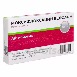 Moxifloxacin Velfarm™ Tablets 400Mg, 5Pcs Buy Online 10
