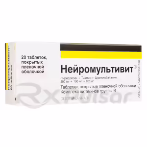 Neuromultivit™ Tablets 200Mg+100Mg+0.2Mg, 20Pcs Buy Online 8