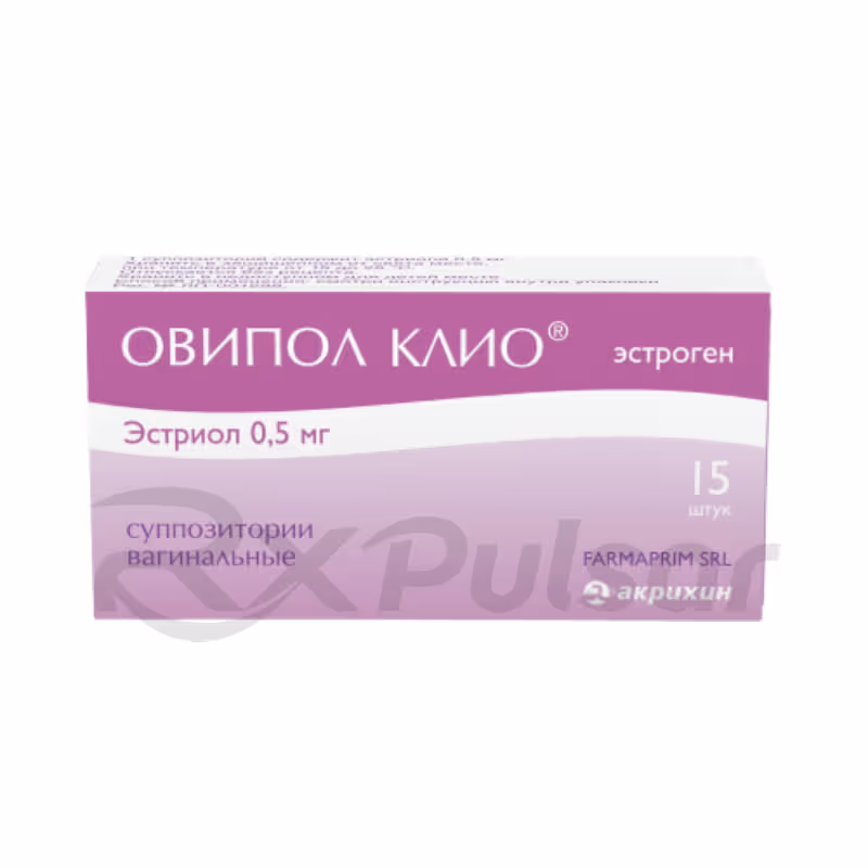 Ovipol-Clio-0_5Mg-Suppositories_1 Ovipol™ Clio Vaginal Suppositories 0.5Mg, 15Pcs Buy Online 1