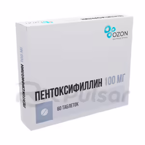 Pentoxifylline Enteric-Coated Tablets 100Mg, 60Pcs Buy Online 7 Pentoxifylline Enteric-Coated Tablets 100Mg, 60Pcs Buy Online 6