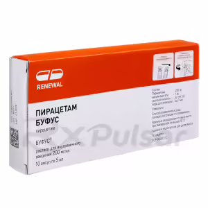 Piracetam Bufus Reneval™ Solution For Intravenous Injection 200Mg/Ml (5Ml), 10Pcs Buy Online 9