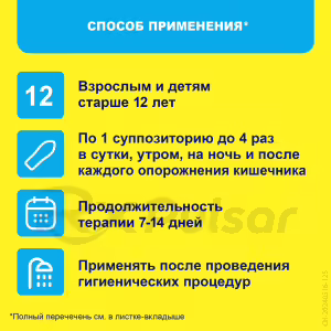 Relief™ Rectal Suppositories 5Mg, 10Pcs Buy Online 24