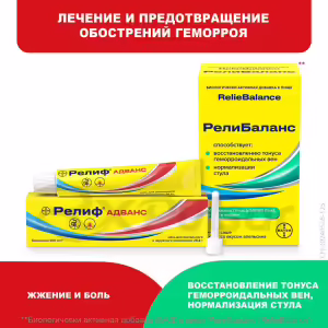 Relief™ Advance Rectal And Topical Ointment 200Mg/G (28.4G), 1Pc Buy Online 26