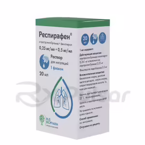 Respirafen™ Inhalation Solution 0.25Mg/Ml+0.5Mg/Ml (20Ml), Vial 1Pc Buy Online 8