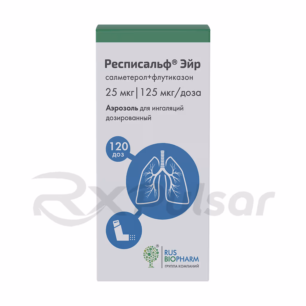 Respisalf-Air-25Mcg125Mcg-Aerosol-120-Doses_1 Respisalf™ Air Metered-Dose Aerosol For Inhalation 25Mcg+125Mcg/Dose (120 Doses), 1Pc Buy Online 1