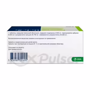Roxatenz-Inda™ Tablets 2.5Mg+8Mg+20Mg, 30Pcs Buy Online 11