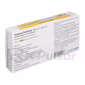 Soliqua™ Solostar Subcutaneous Solution 100U/Ml+50Mcg/Ml (3Ml), Cartridges In Solostar Pen Injectors 3Pcs Buy Online 5