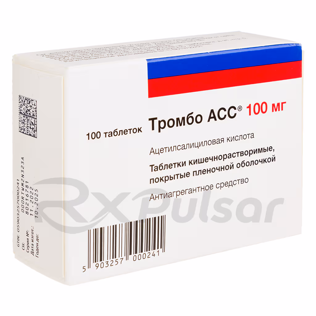 Thrombo-Ass-100Mg-100-Tablets_3 Thrombo™ Ass Enteric-Coated Tablets 100Mg, 100Pcs Buy Online 3