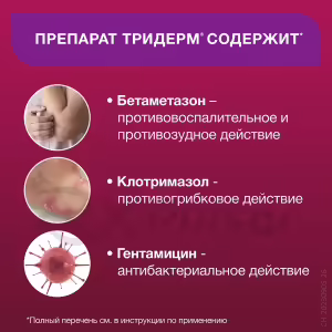 Triderm™ Ointment 15G, 1Pc Buy Online 15 Triderm™ Ointment 15G, 1Pc Buy Online 14