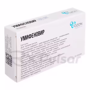 Umifenovir Capsules 100Mg, 10Pcs Buy Online 10