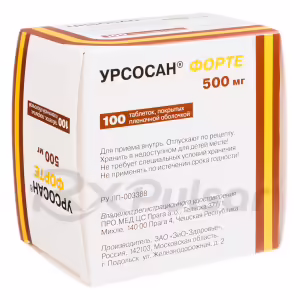 Ursosan™ Forte Tablets 500Mg, 100Pcs Buy Online 6