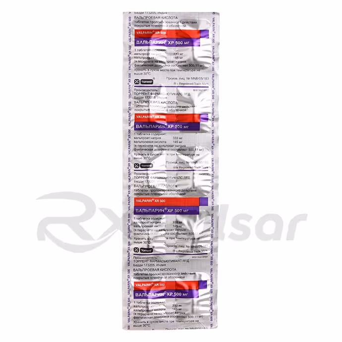Valparin-Xr-500Mg-Tablets_2 Valparin™ Xr Prolonged-Release Tablets 500Mg, 100Pcs Buy Online 2
