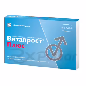 Vitaprost™ Plus Rectal Suppositories 400Mg+20Mg, 10Pcs Buy Online 10 Vitaprost™ Plus Rectal Suppositories 400Mg+20Mg, 10Pcs Buy Online 9
