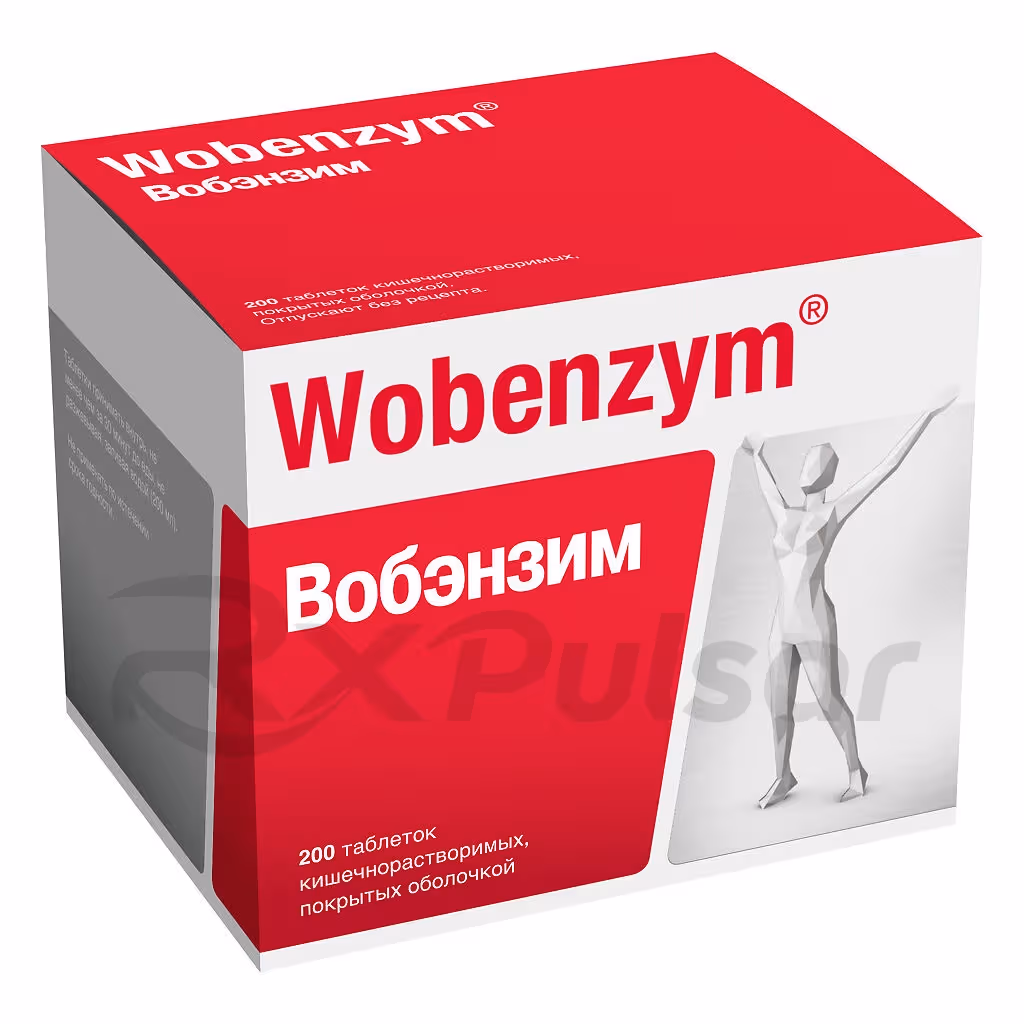 Wobenzym-200-Tablets_2 Wobenzym™ Enteric Tablets, 200Pcs Buy Online 2